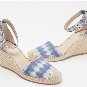 Vince Camuto Blue Espadrille Wedges